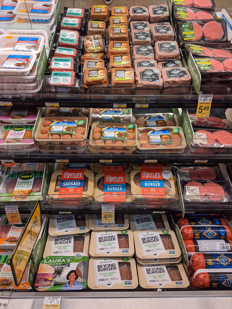 Produktion von Fleischersatzprodukten geht leicht zurück